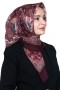 Pamuk Keten Flamlı Eşarp 1040-5