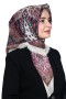 Pamuk Keten Flamlı Eşarp 1040-7