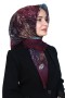 Pamuk Keten Flamlı Eşarp 1043-1