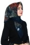 Pamuk Keten Flamlı Eşarp 1043-10