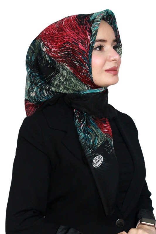 Pamuk Keten Flamlı Eşarp 1043-20