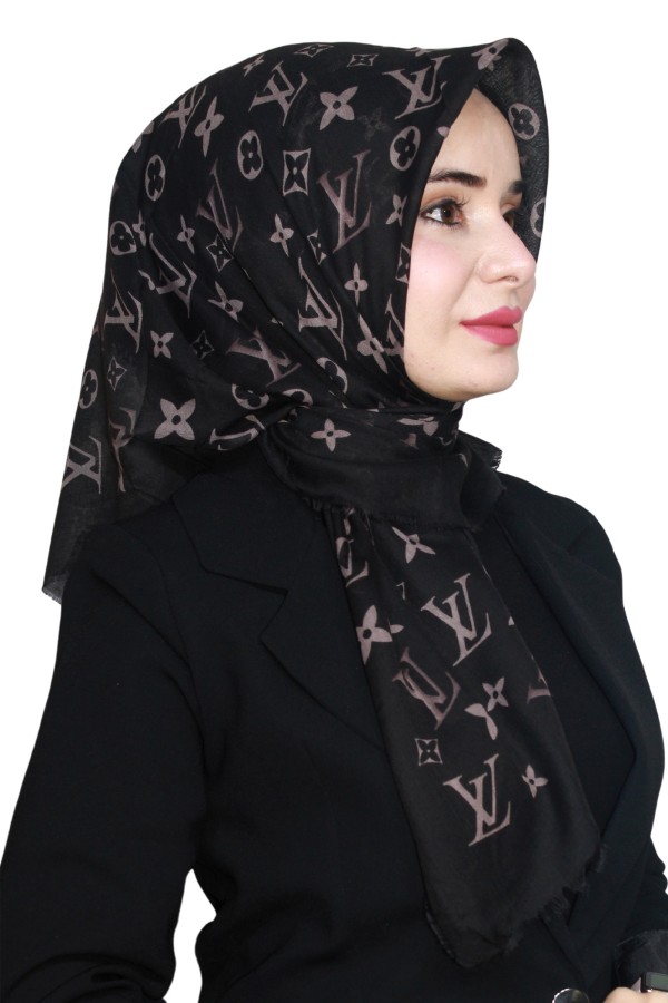 Pamuk Flamlı Eşarp 1005-14
