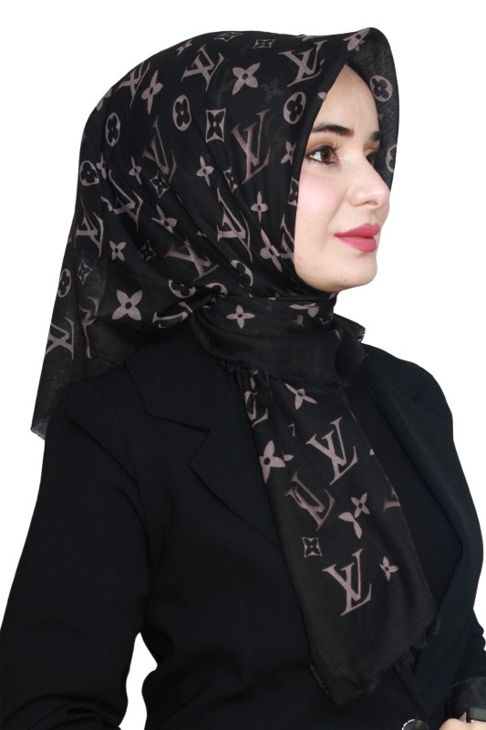 Pamuk Flamlı Eşarp 1005-14