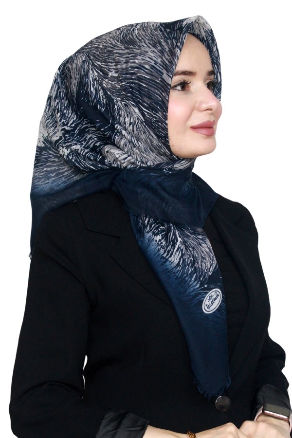 Pamuk Keten Flamlı Eşarp 1043-30