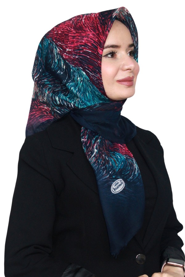 Pamuk Keten Flamlı Eşarp 1043-31