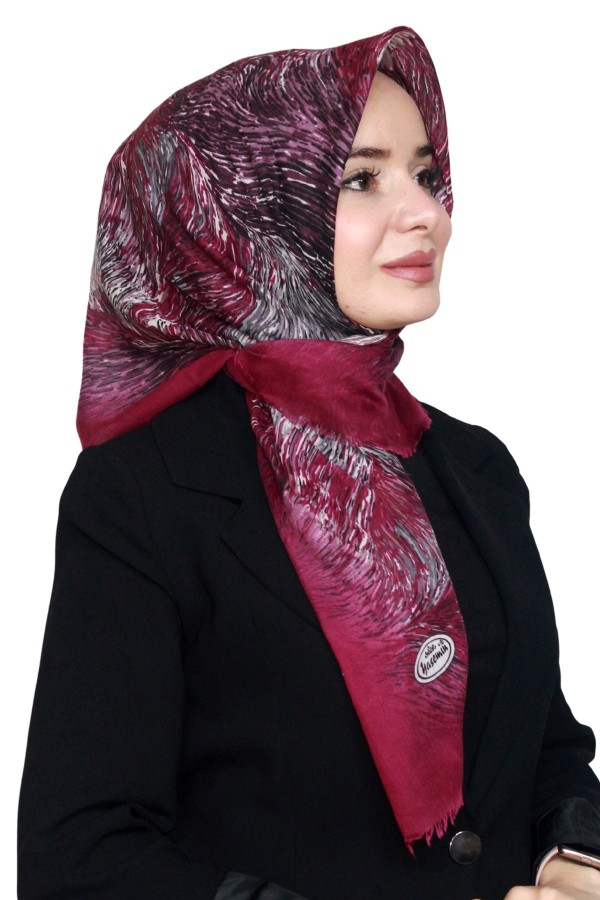Pamuk Keten Flamlı Eşarp 1043-32