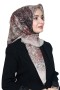 Pamuk Keten Flamlı Eşarp 1043-4