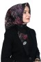Pamuk Keten Flamlı Eşarp 1043-5