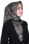 Pamuk Keten Flamlı Eşarp 1042-13