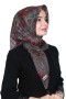 Pamuk Keten Flamlı Eşarp 1042-34
