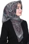 Pamuk Keten Flamlı Eşarp 1042-5