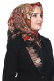 Pamuk Keten Flamlı Eşarp 1044-4