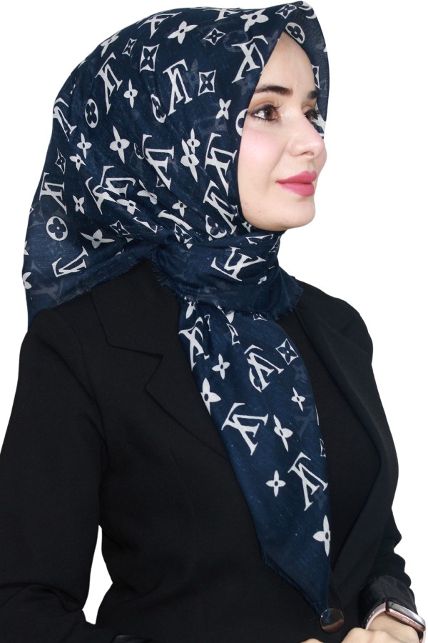 Pamuk Flamlı Eşarp 1005-5