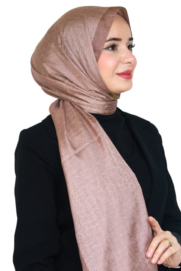 Levidor Jakarlı Monogram Şal 5023-16