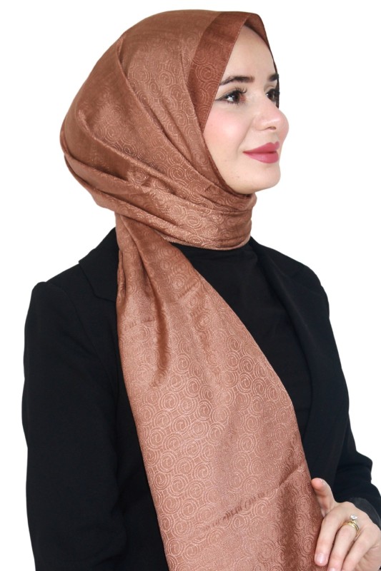Levidor Jakarlı Monogram Şal 5023-2