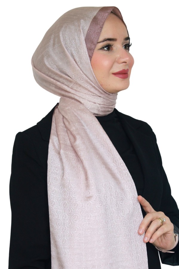 Levidor Jakarlı Monogram Şal 5023-20