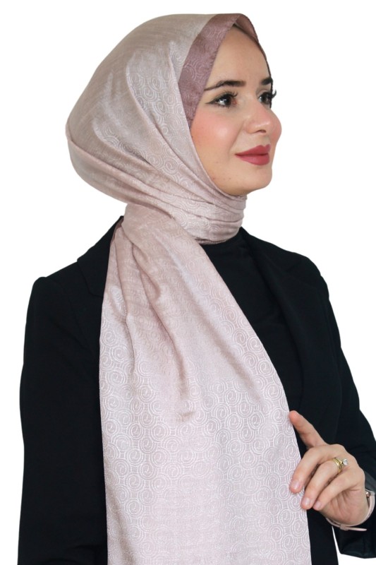 Levidor Jakarlı Monogram Şal 5023-20