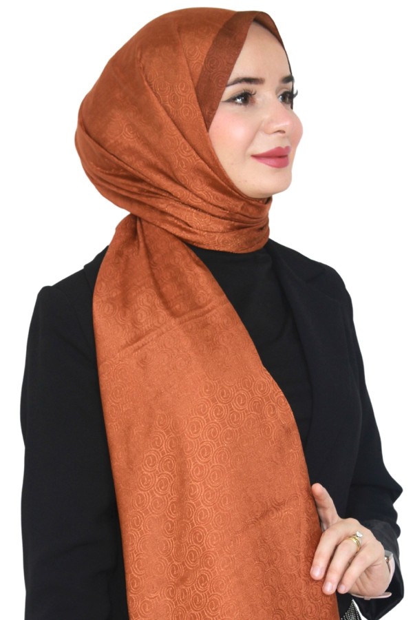 Levidor Jakarlı Monogram Şal 5023-5