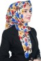 Pamuk Keten Flamlı Eşarp 1019-8