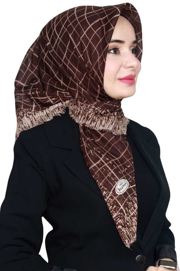 Yasemin Pamuk Flamlı Eşarp 1007-10