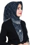 Yasemin Pamuk Flamlı Eşarp 1007-11
