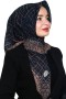 Yasemin Pamuk Flamlı Eşarp 1007-16
