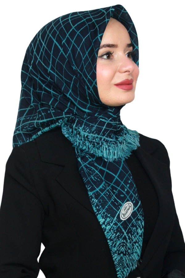 Yasemin Pamuk Flamlı Eşarp 1007-29
