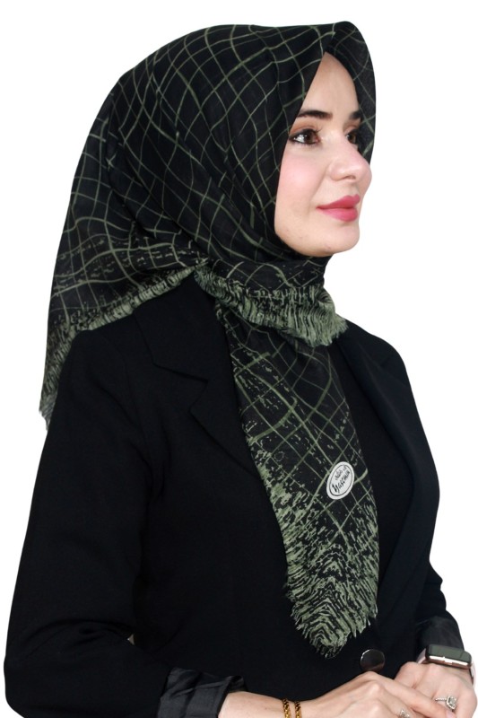 Yasemin Pamuk Flamlı Eşarp 1007-3