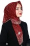Yasemin Pamuk Flamlı Eşarp 1007-30