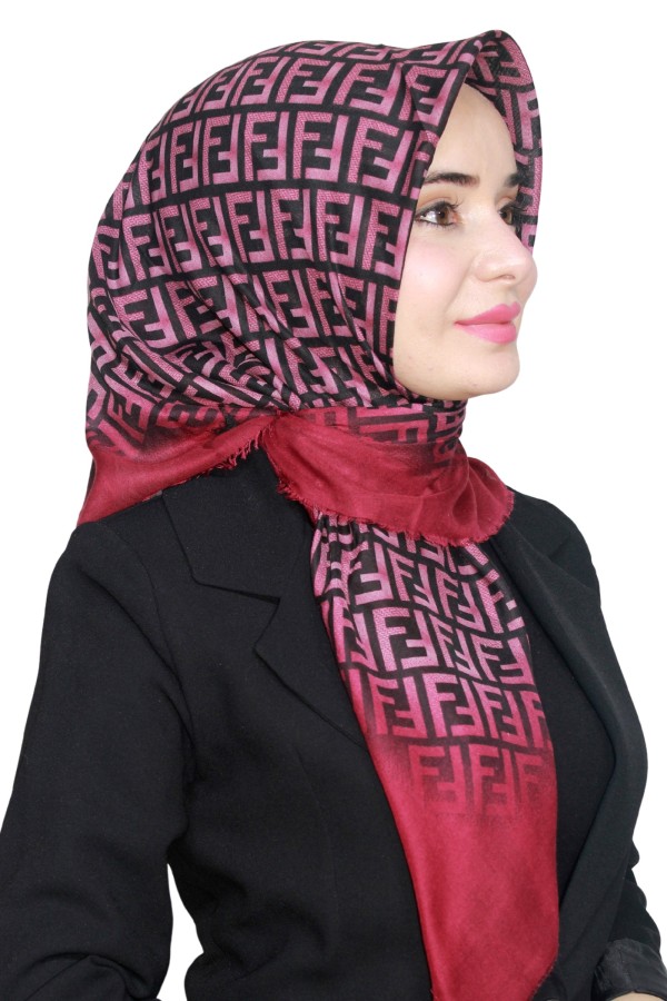 Pamuk Flamlı Eşarp 1006-10