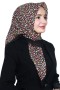 Pamuk Keten Flamlı Eşarp 1020-19