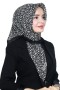 Pamuk Keten Flamlı Eşarp 1020-6
