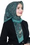 Pamuk Keten Flamlı Eşarp 1020-10