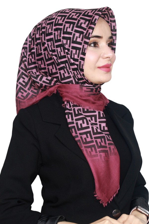 Pamuk Flamlı Eşarp 1006-18