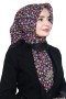 Pamuk Keten Flamlı Eşarp 1022-11