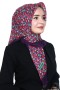 Pamuk Keten Flamlı Eşarp 1022-19