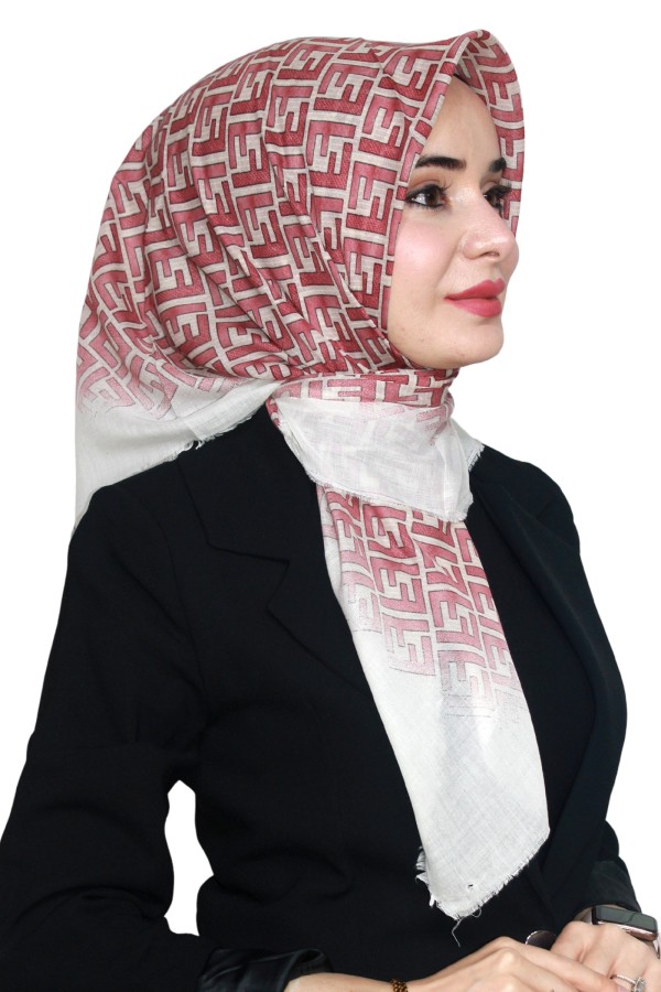 Pamuk Flamlı Eşarp 1006-21