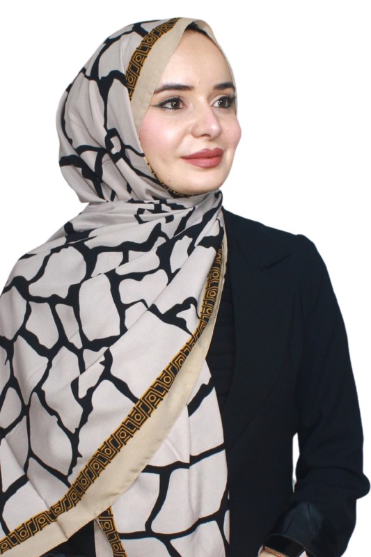 Desenli Medine İpeği Şal 5005-5