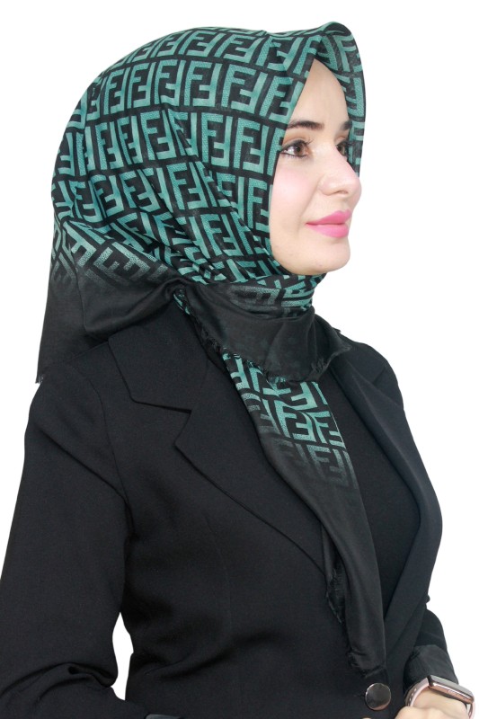 Pamuk Flamlı Eşarp 1006-3