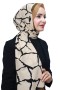 Desenli Medine İpeği Şal 5005-2