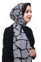 Desenli Medine İpeği Şal 5005-3