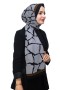 Desenli Medine İpeği Şal 5005-3